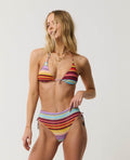 RETRO STRIPE FULL PANT BIKINI BOTTOM