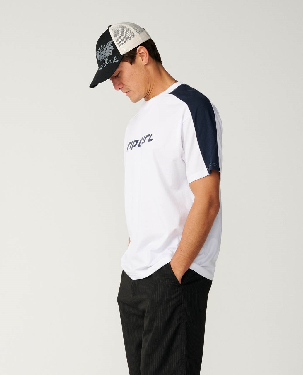 ARCHIVE UP TOP PANEL T-SHIRT