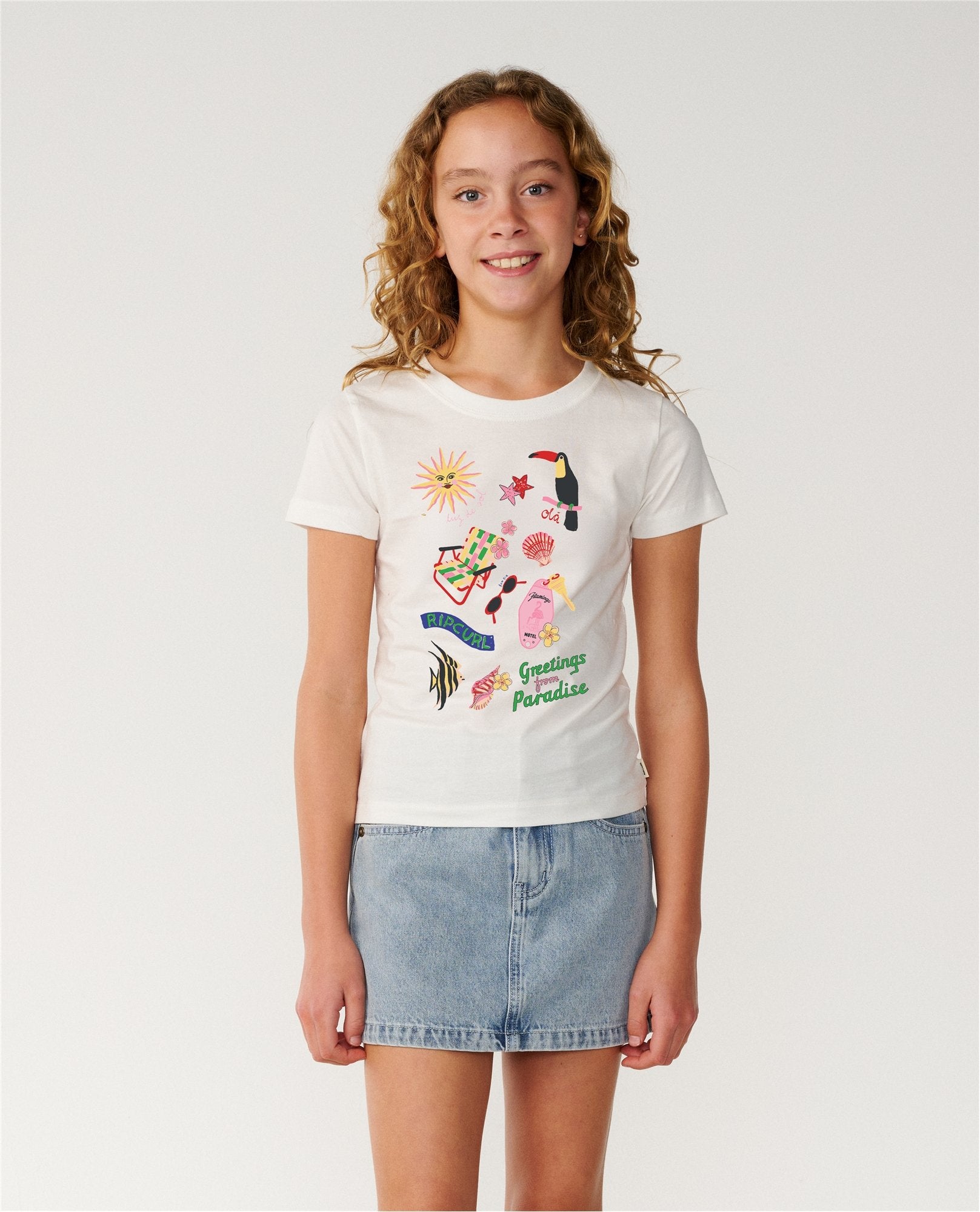 ISLAND TIME TEE - GIRLS