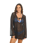 CROCHET LS DRESS