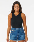 BEACH VIBES RIB TANK