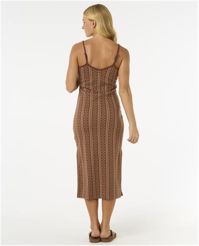 SAN CARLOS JACQUARD KNIT MIDI DRESS