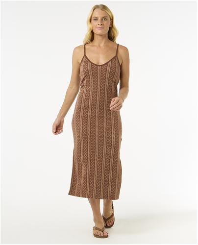 SAN CARLOS JACQUARD KNIT MIDI DRESS