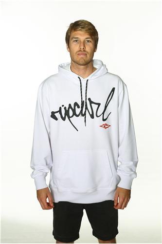 RIP SCRIPT EMBROIDERED HOODIE