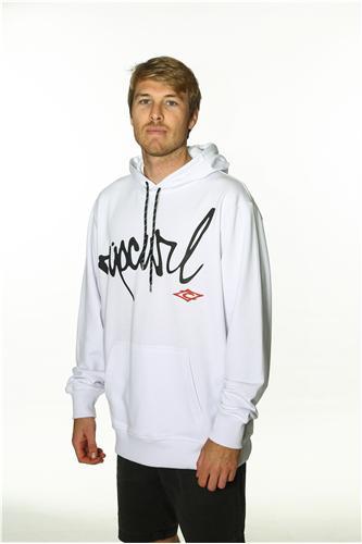RIP SCRIPT EMBROIDERED HOODIE