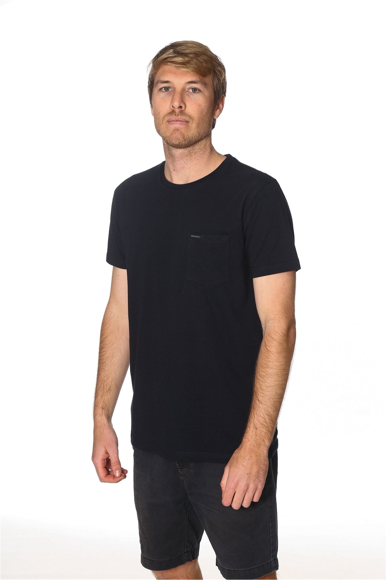 PLAIN POCKET TEE