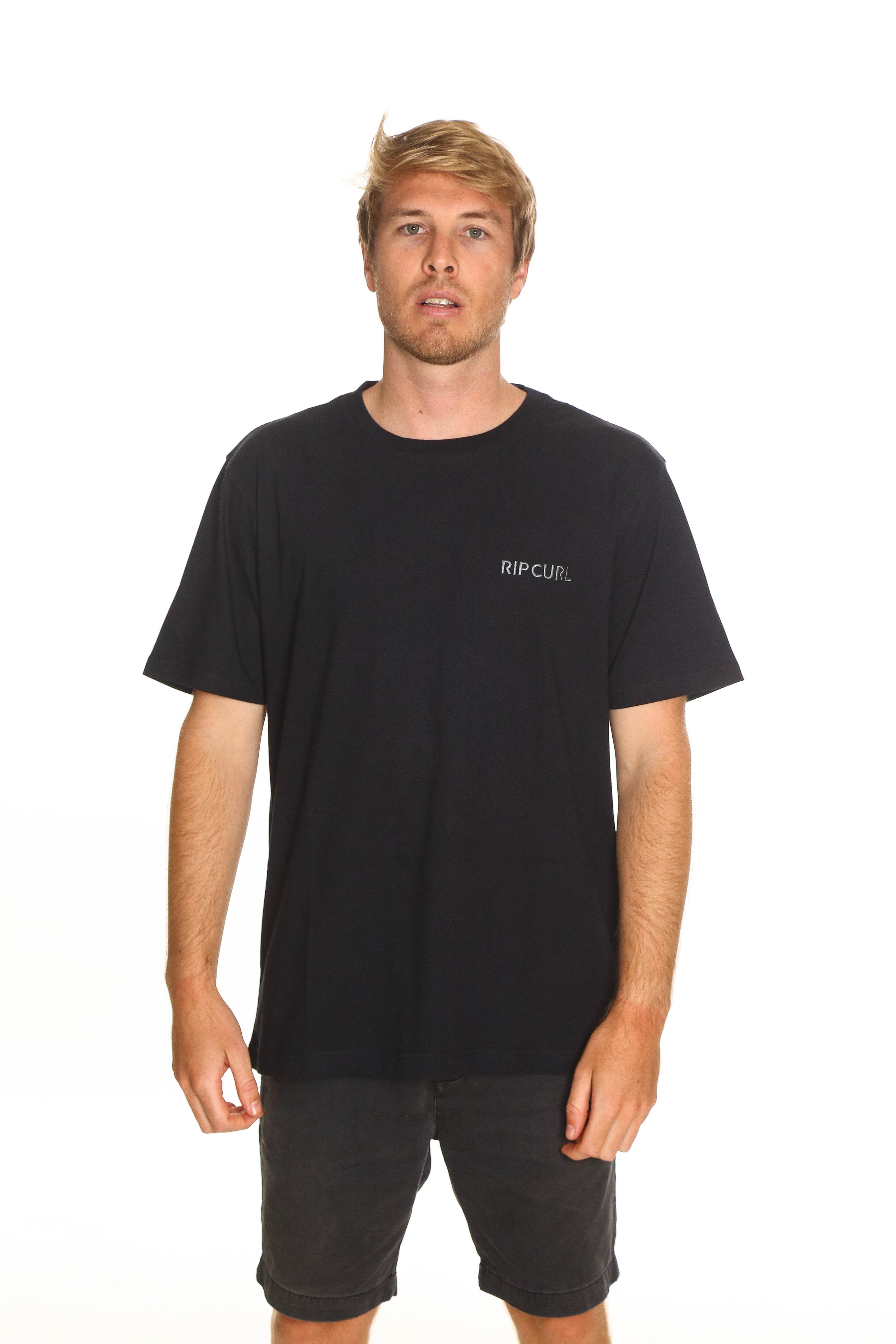 BRAND ICON EMBROIDERED TEE - Rip Curl