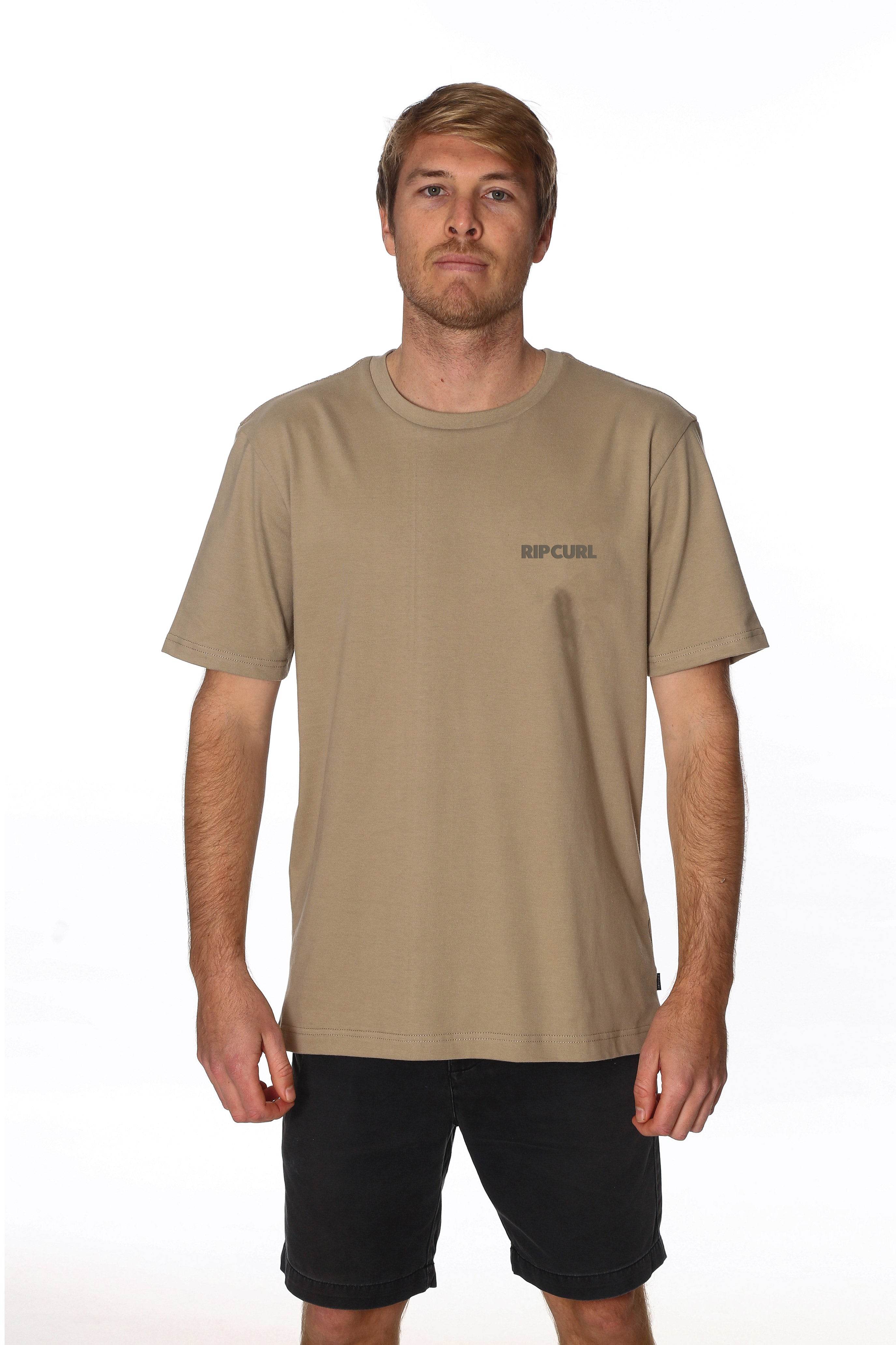 BRAND ICON EMBROIDERED TEE - Rip Curl