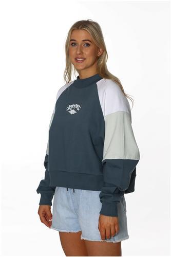 ARCHIVE BLOCK RAGLAN CREW