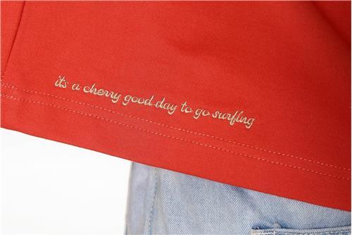 CHERRY GOOD DAY QUARTER ZIP