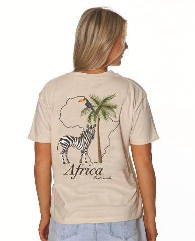WILD AFRICA ZEBRA TEE - Rip Curl