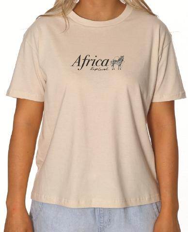 WILD AFRICA ZEBRA TEE - Rip Curl