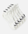 BRAND ANKLE SOCK 5-PK