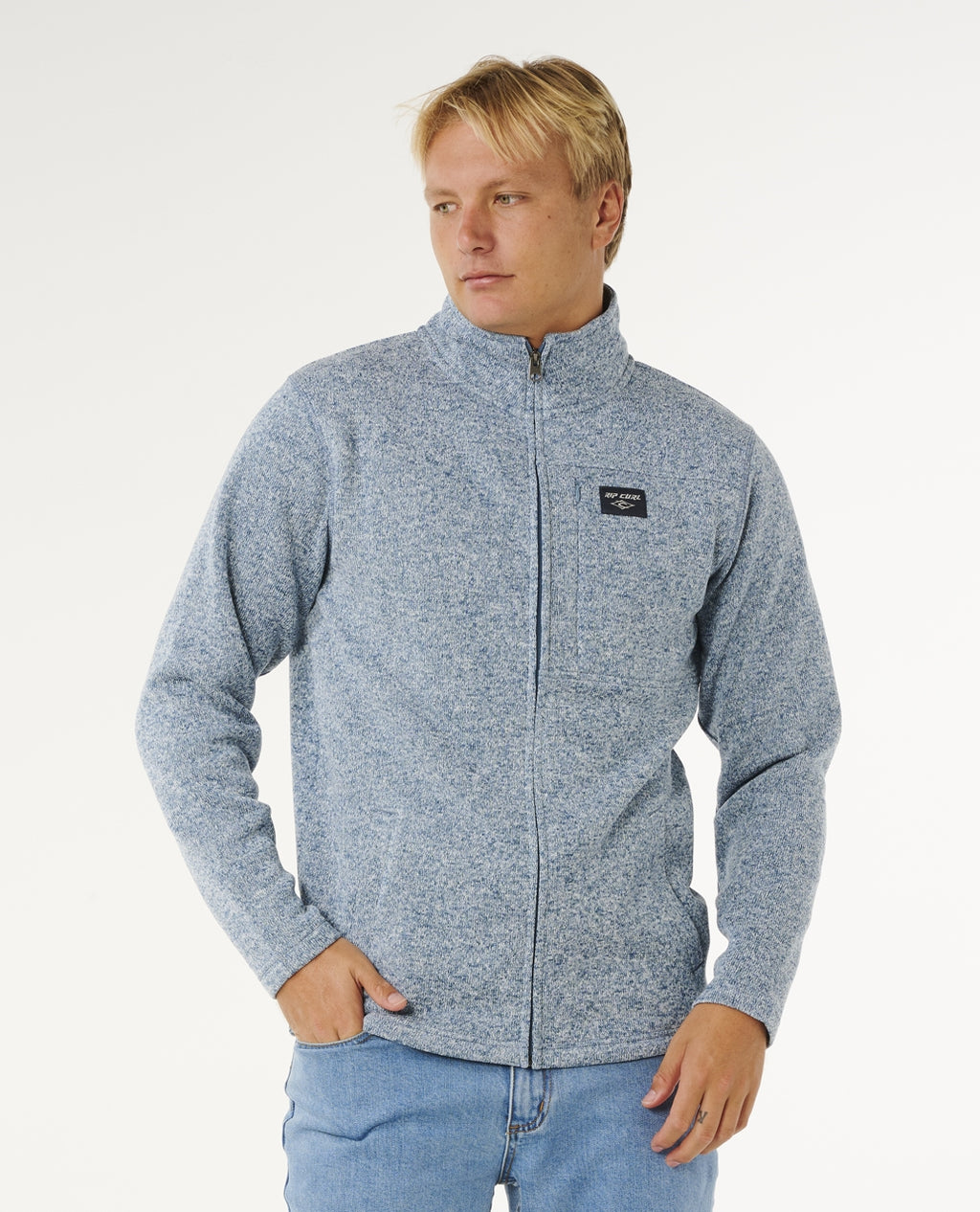 CRESCENT ZIP THRU SWEATER