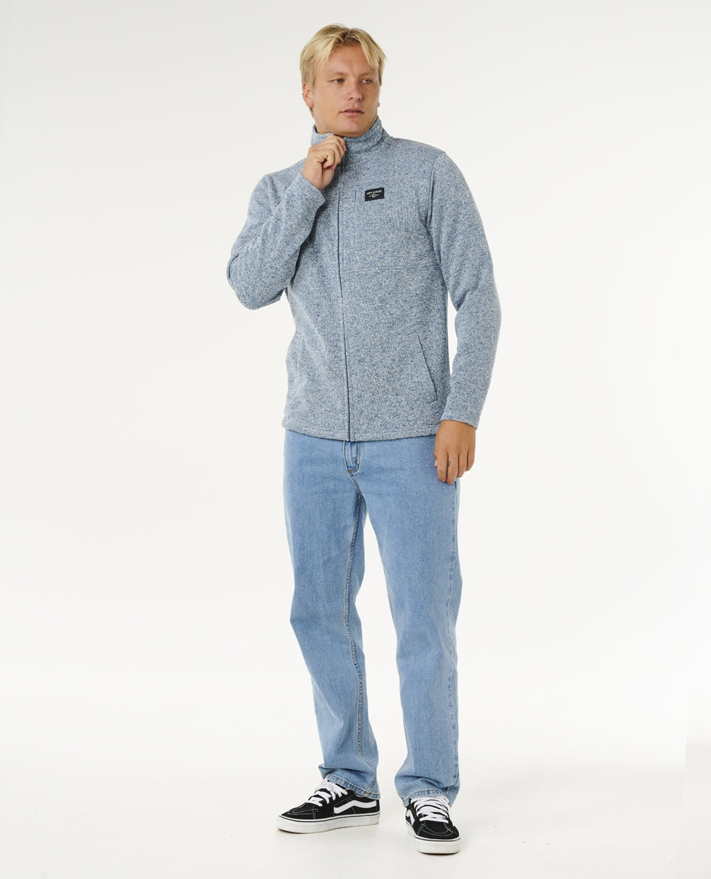 CRESCENT ZIP THRU SWEATER