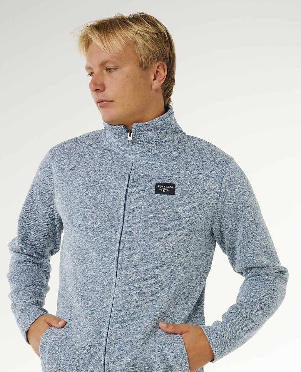 CRESCENT ZIP THRU SWEATER