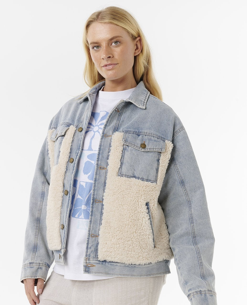 CRUISIN SHERPA DENIM JACKET