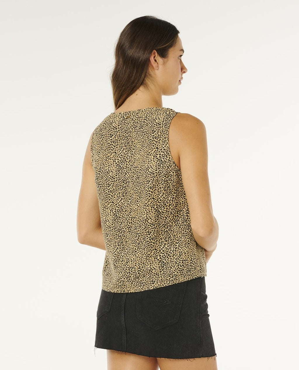 ANIMAL INSTINCTS TIE FRONT TOP