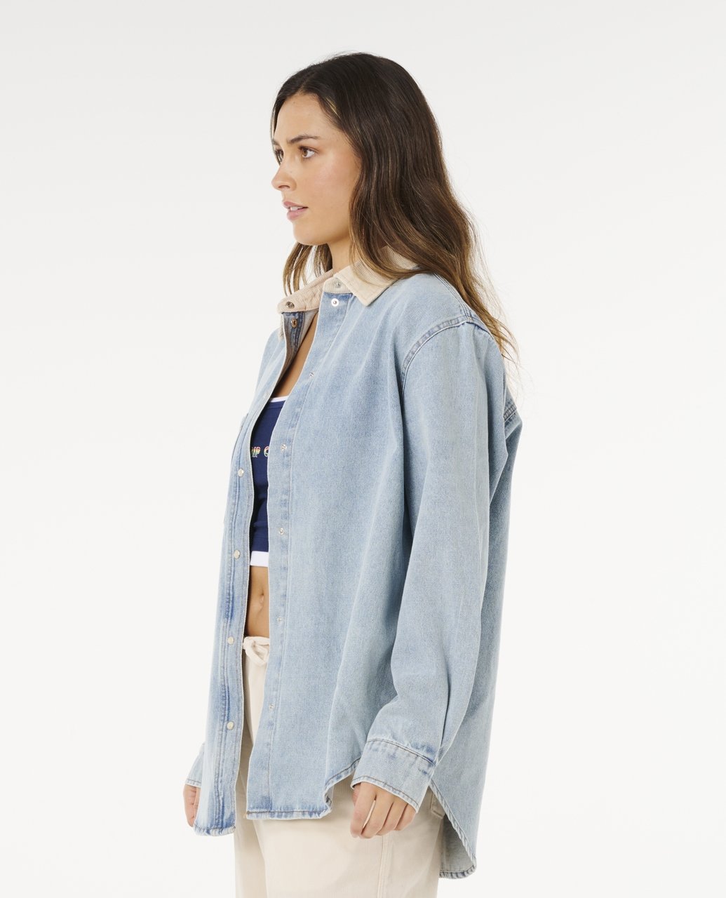 SURF SIDE RELAXED DENIM SHIRT