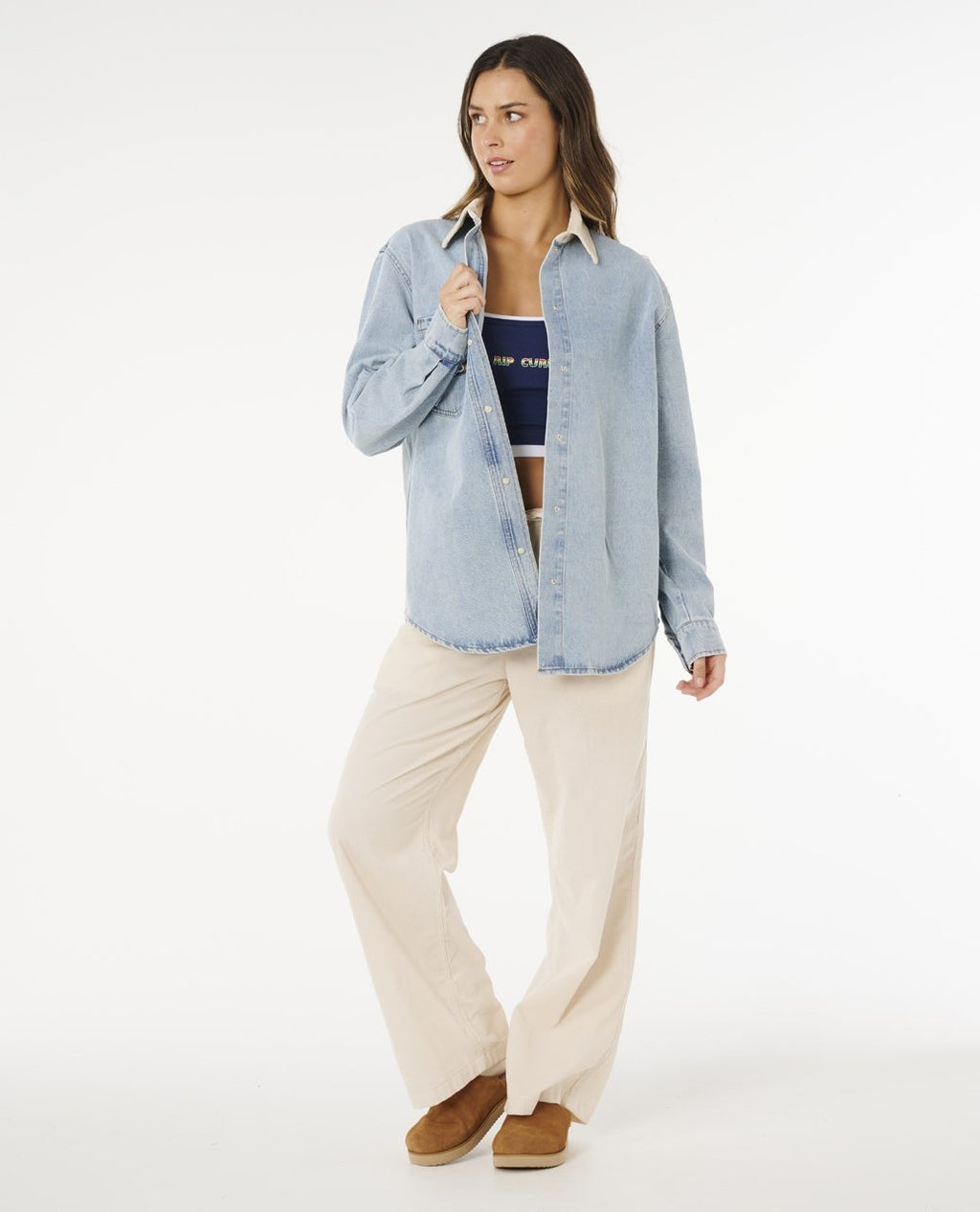 SURF SIDE RELAXED DENIM SHIRT