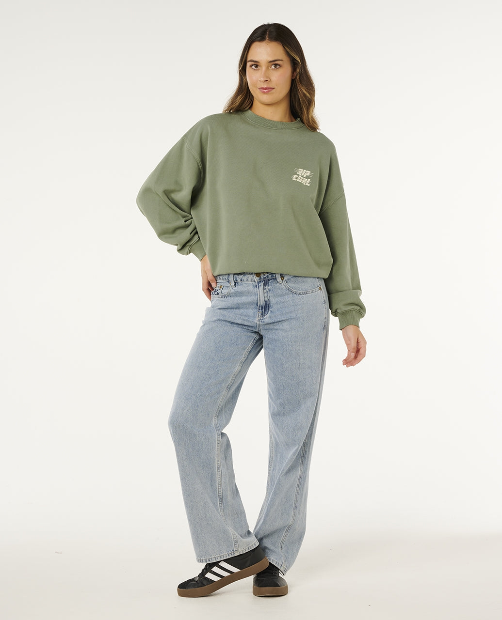 SPORTS DEPT DROP SHOULDER CREW FLEECE