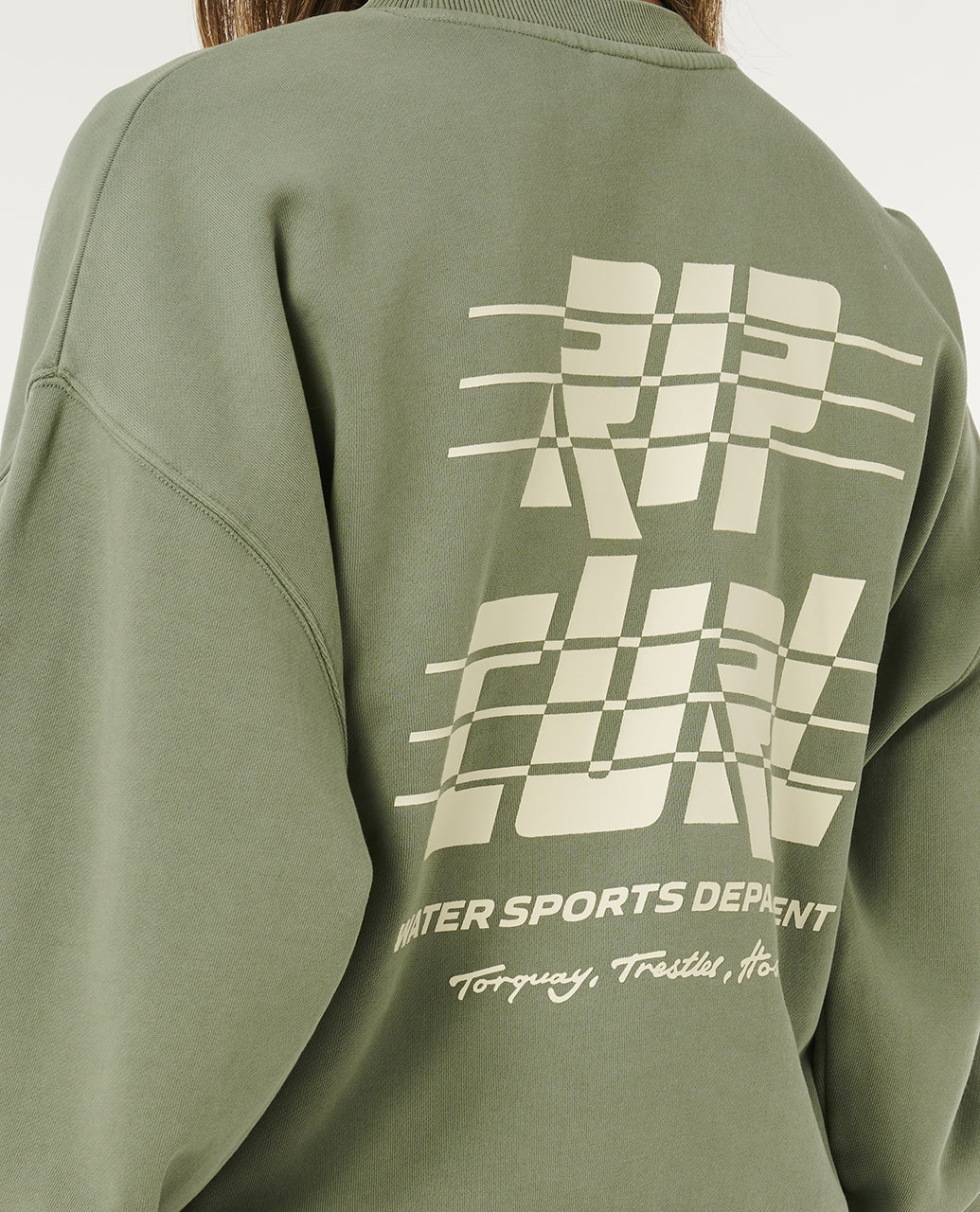 SPORTS DEPT DROP SHOULDER CREW FLEECE