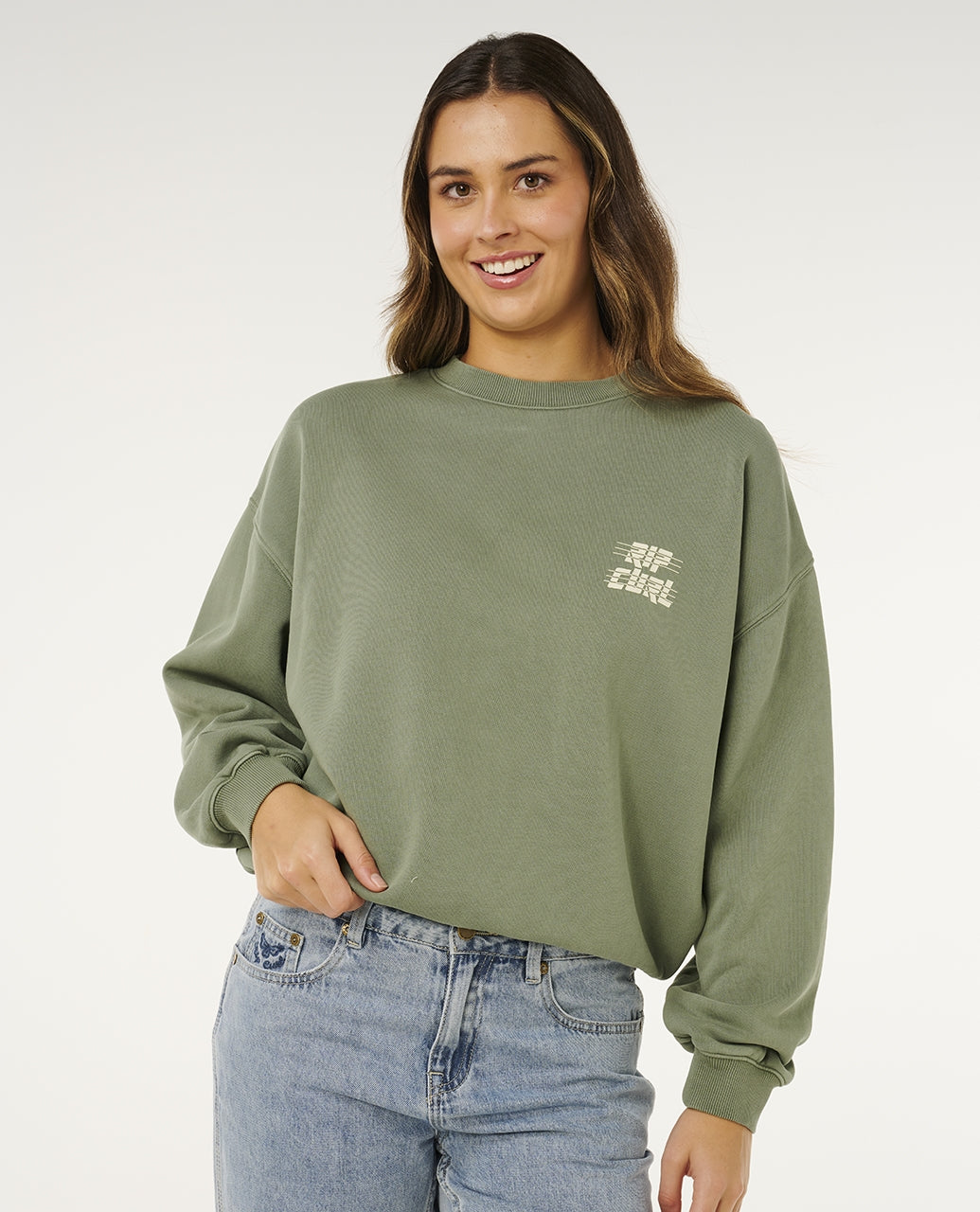 SPORTS DEPT DROP SHOULDER CREW FLEECE