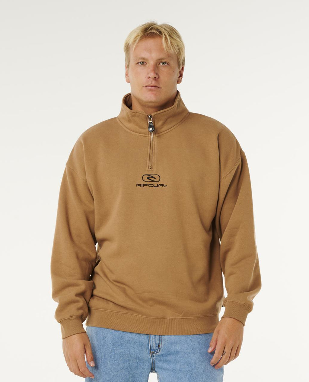 PILL ICON 1/4 ZIP CREW