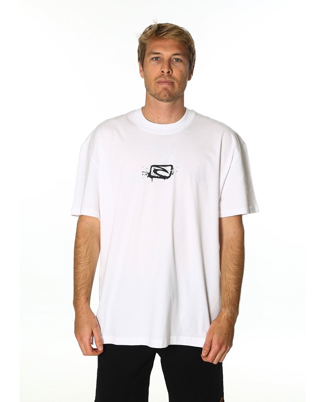 INNER VISIONS SPRAY LOGO OVERSIZED TEE