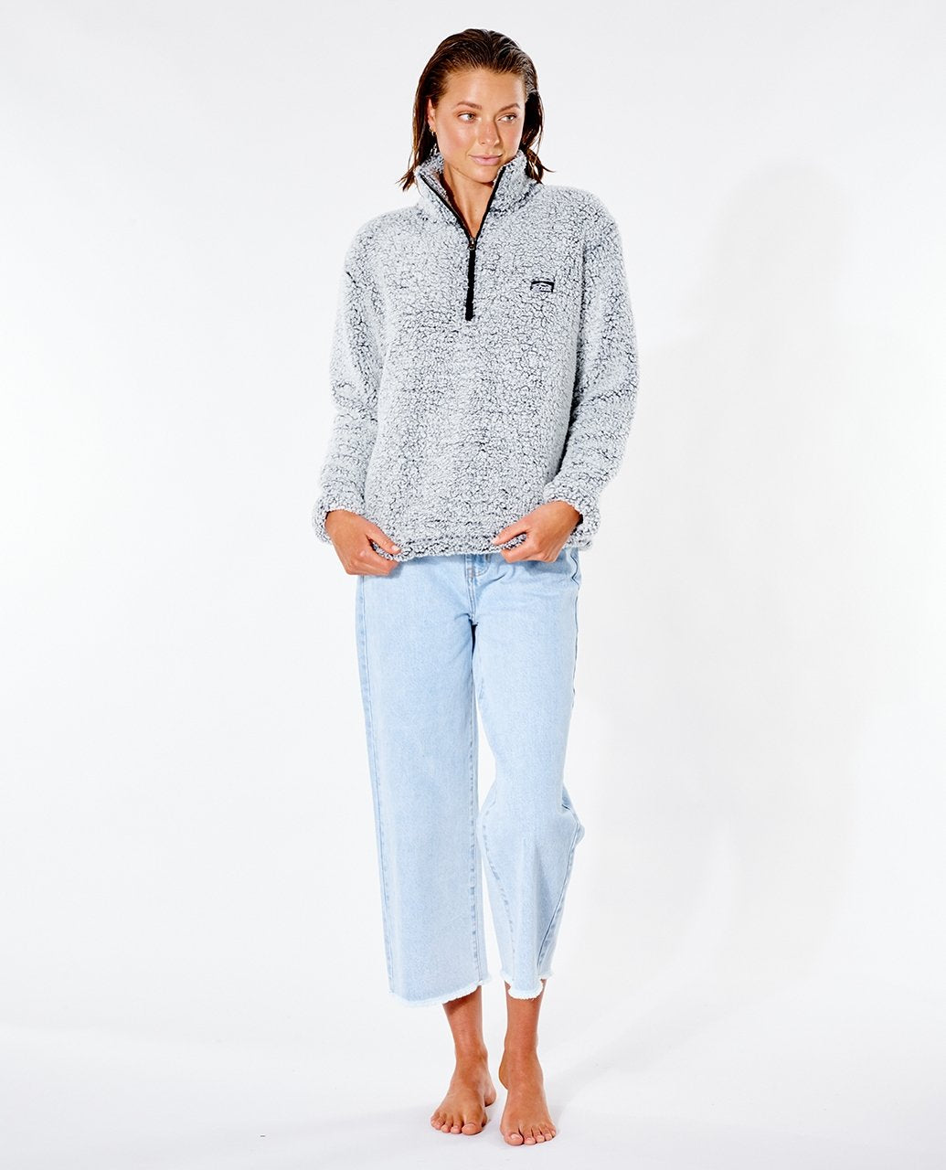 DARK N STORMY 1/4 ZIP CREW – Rip Curl