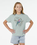 LILAC ROLLER BIRD TEE - GIRLS
