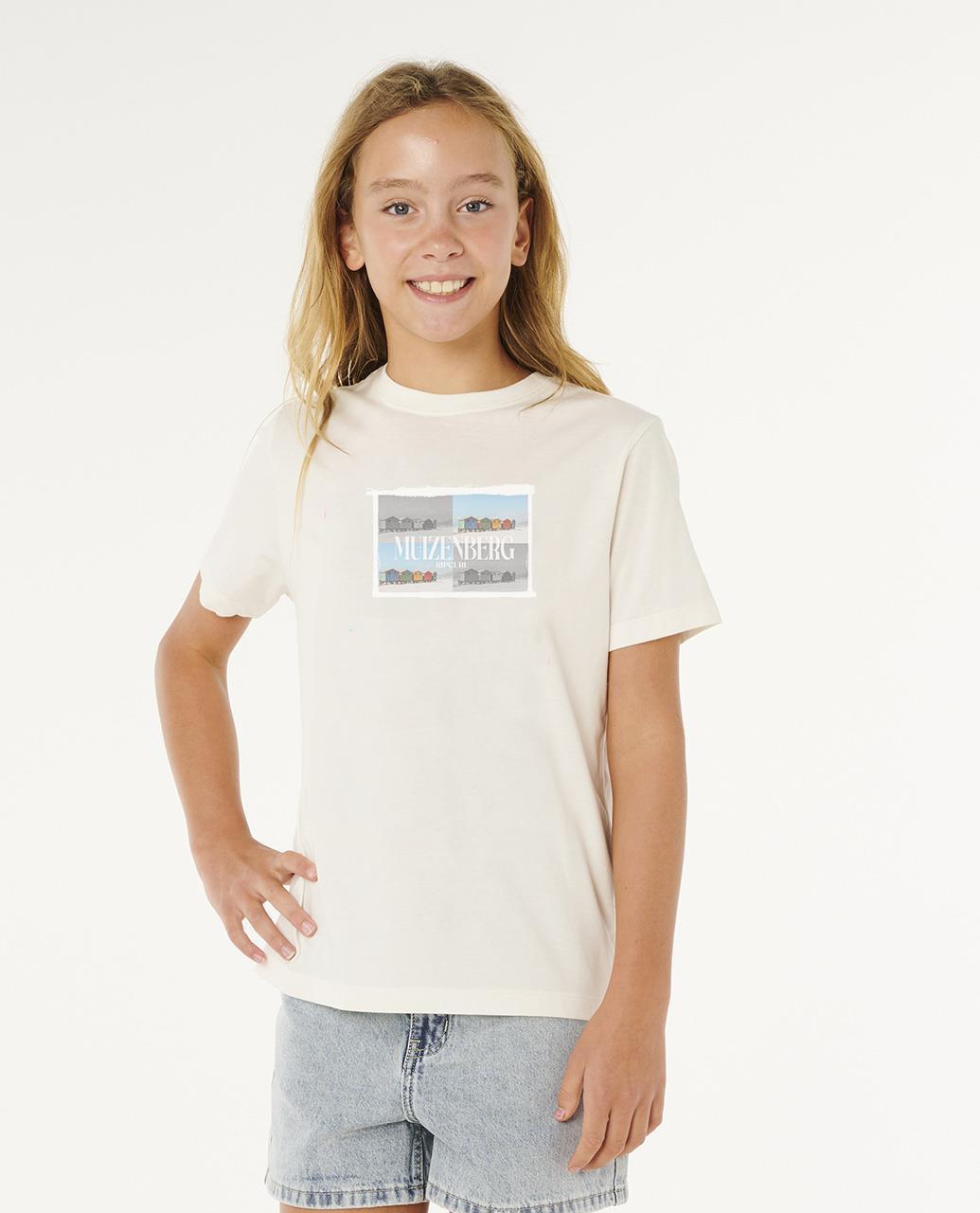 MUIZENBERG HOUSES TEE - GIRLS