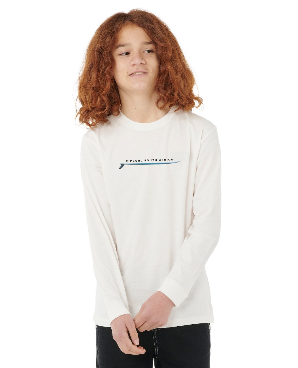 BOARDS STACKED LS TEE - BOYS