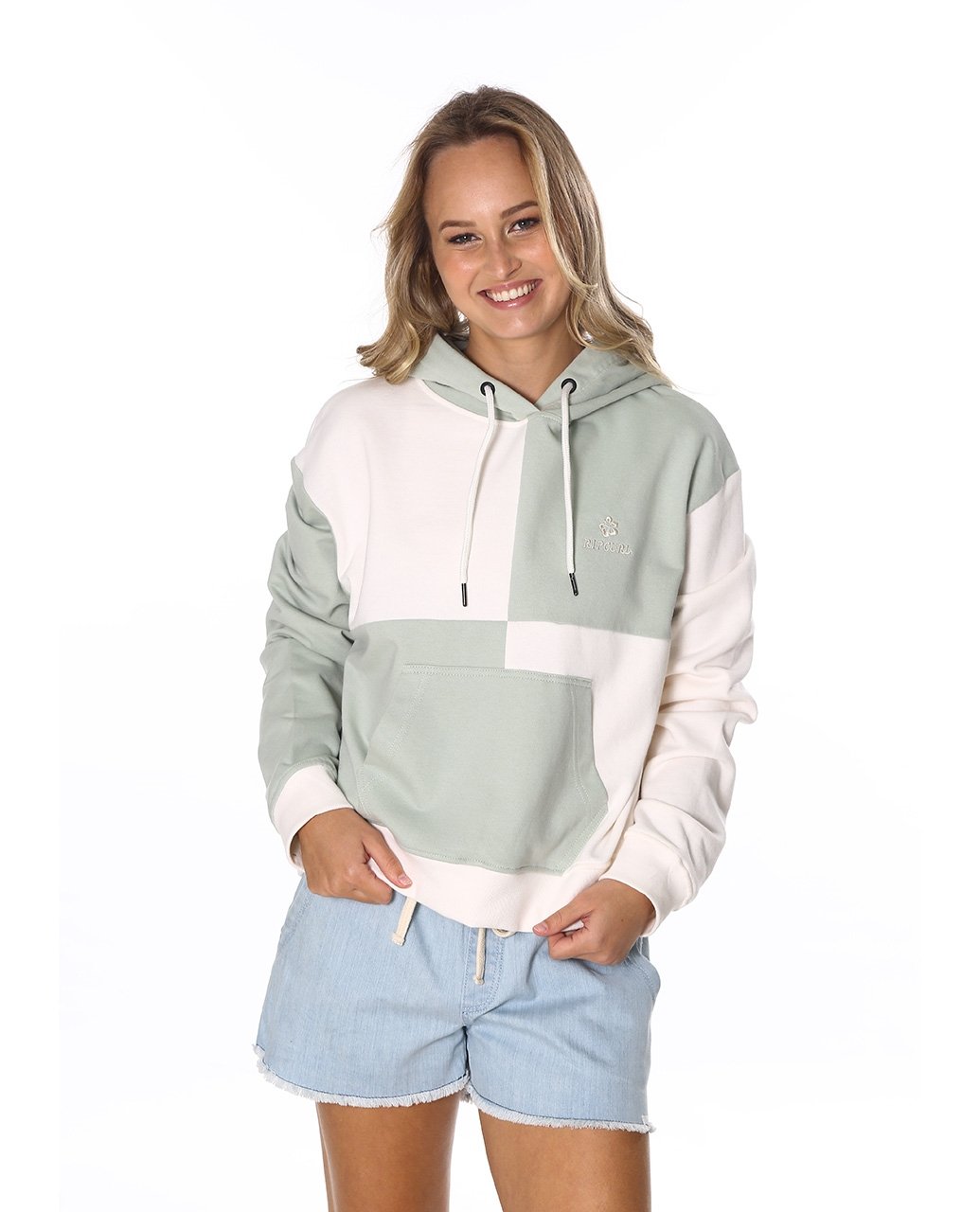 SURF PUFF HIBISCUS HOODIE