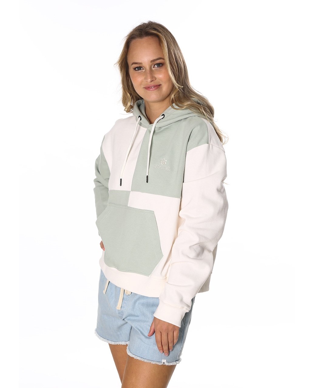 SURF PUFF HIBISCUS HOODIE