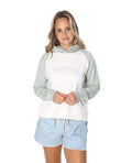 VARSITY SPORTS RAGLAN BLOCK HOOD