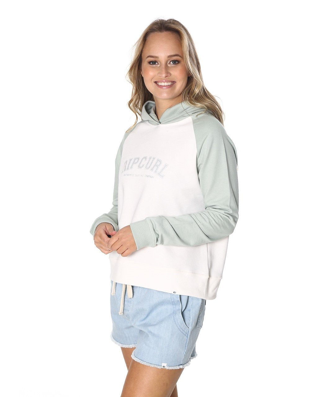 VARSITY SPORTS RAGLAN BLOCK HOOD