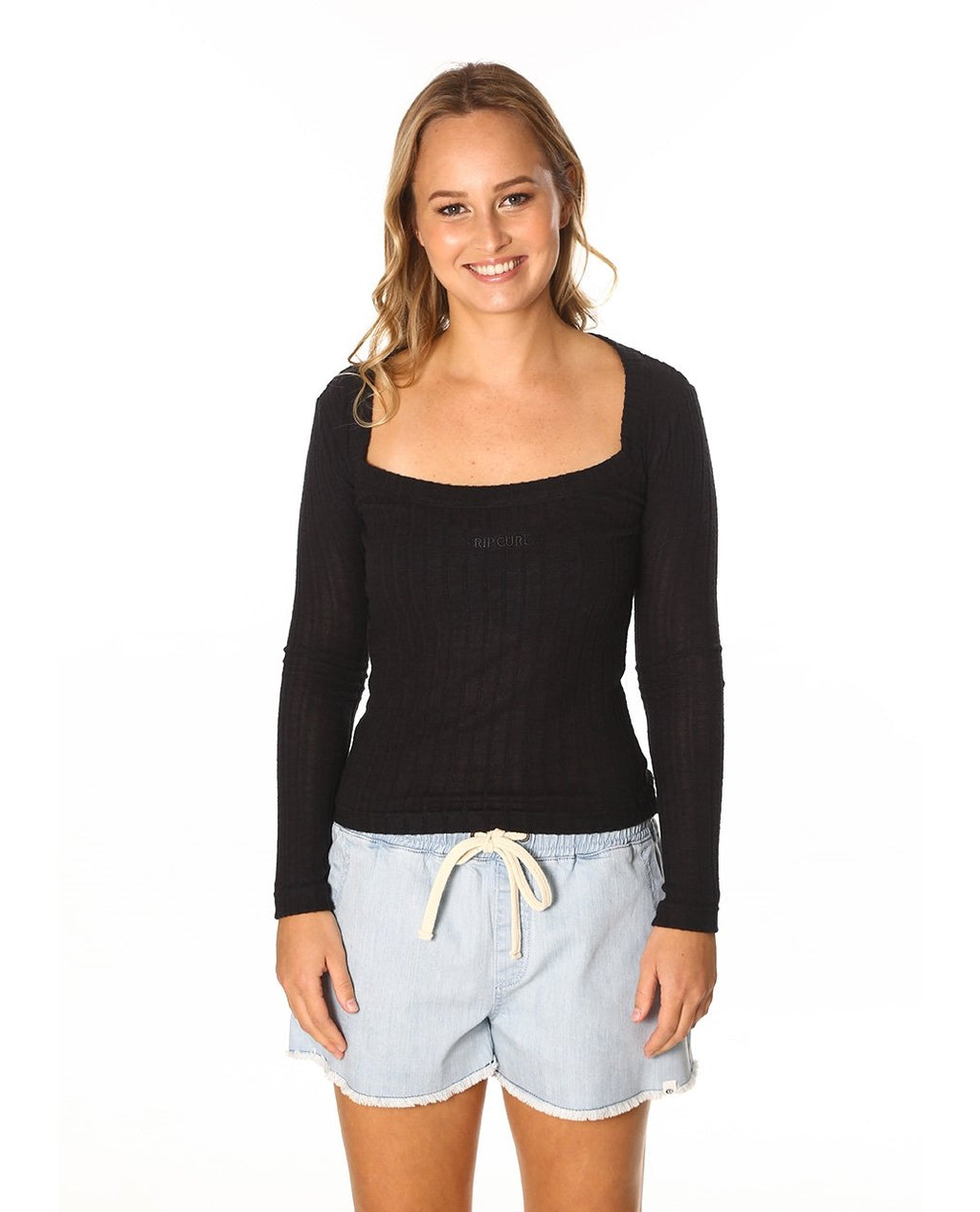 PACIFIC ISLAND RIB LS TEE