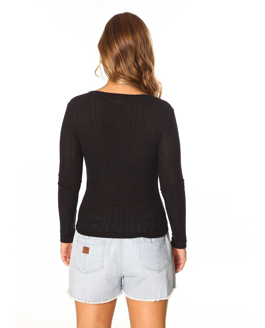 PACIFIC ISLAND RIB LS TEE