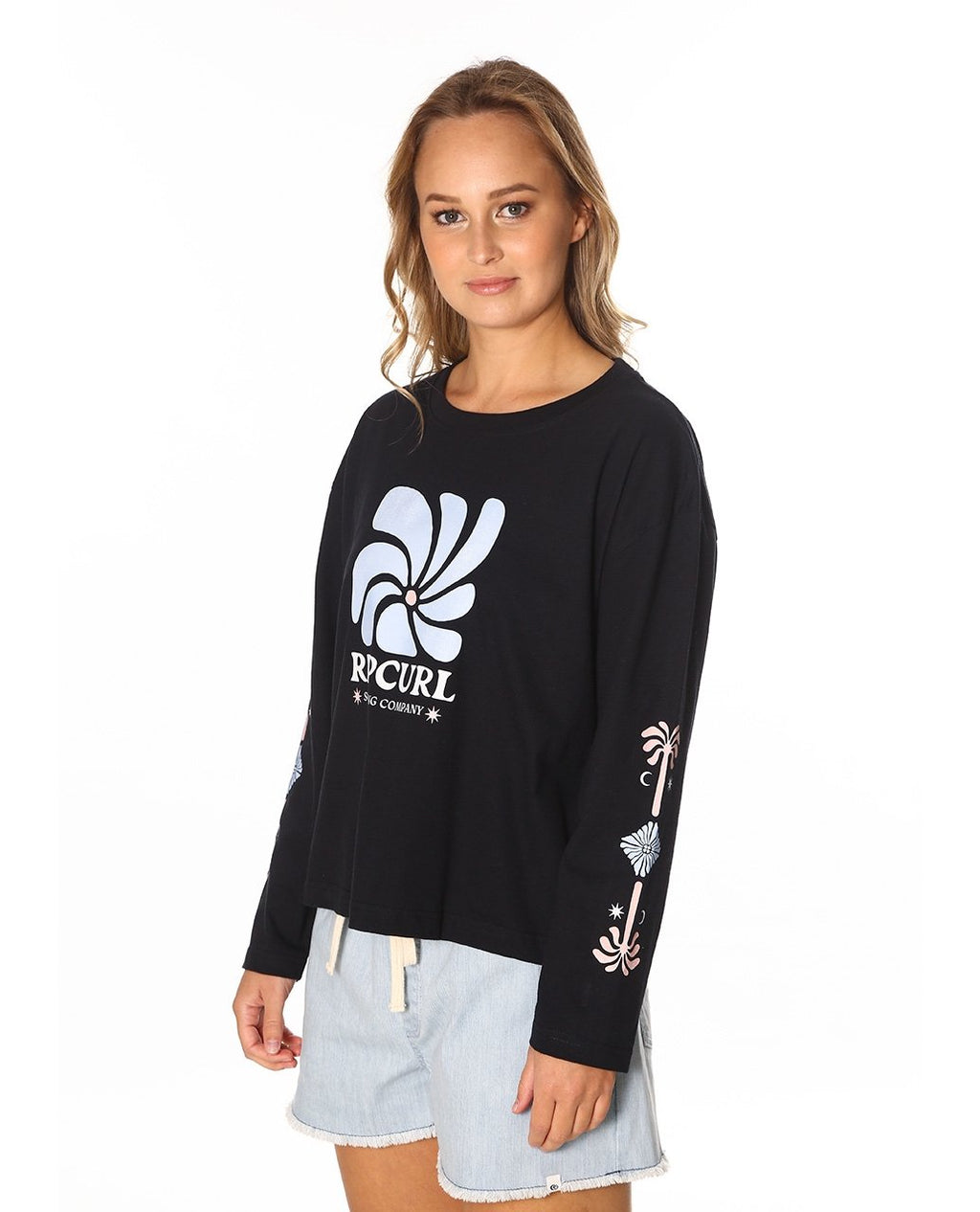 PACIFIC SWIRL LS TEE