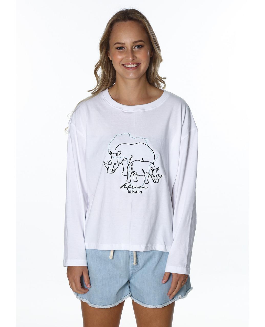 RHINO EMB L/S TEE