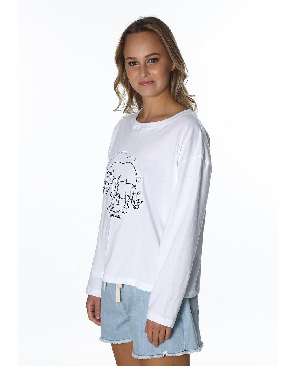 RHINO EMB L/S TEE