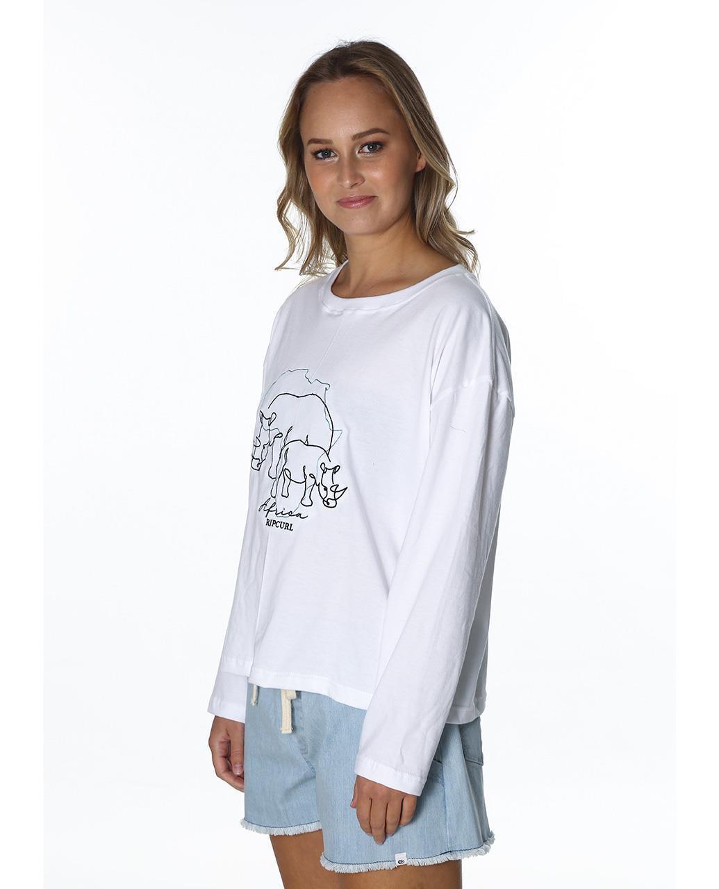 RHINO EMB L/S TEE