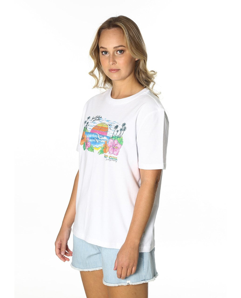 SUN RAYS RELAXED TEE