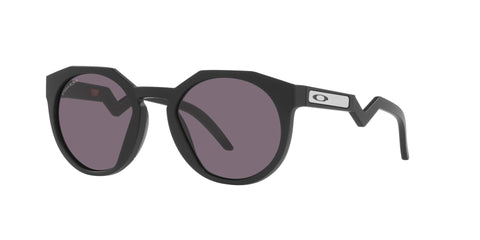 OAKLEY HSTN PRIZM GREY	MATTE BLACK SUNGLASSES