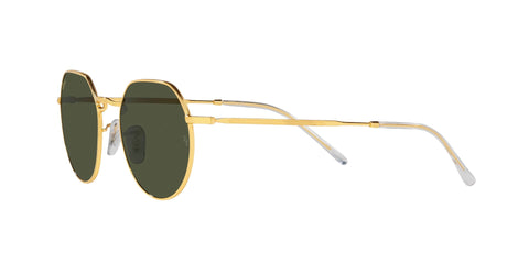 RAY-BAN JACK GREEN LEGEND GOLD SUNGLASSES