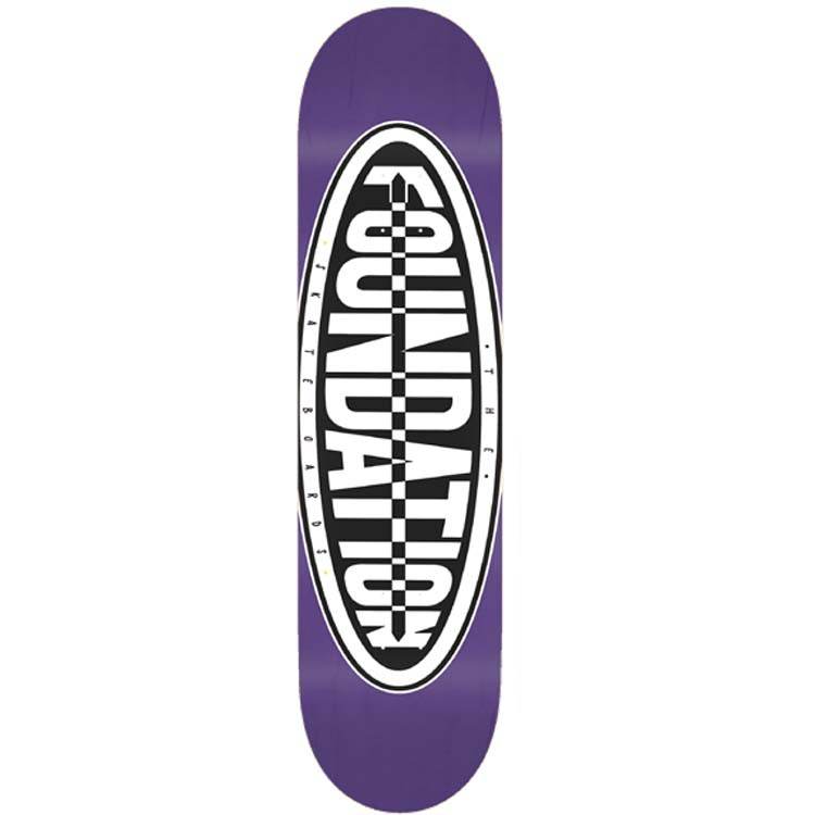 FOUNDATION TEAM DECKS FS 8.25 OVAL PURPLE - Rip Curl