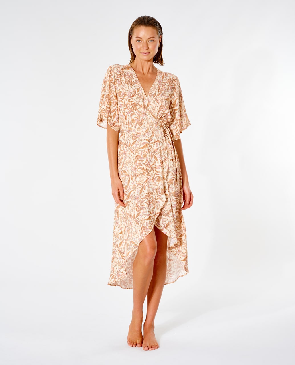 LUNAR TIDES WRAP DRESS