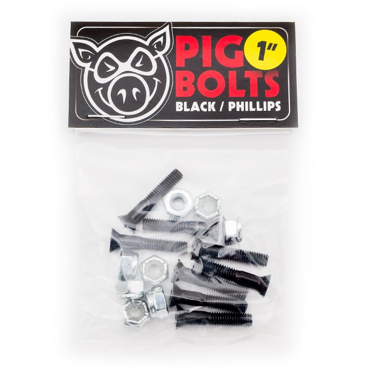 BOLTS PIG BLACK 1" PHILLIPS