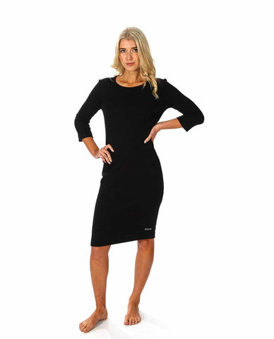 BODYCON RIB L/S DRESS